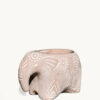 Handmade Terracotta Elephant Pot - Folk Design
