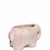 Handmade Terracotta Elephant Pot - Folk Design