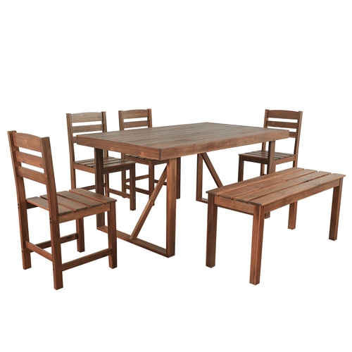High-Quality Acacia Wood Outdoor Table and Chair Set