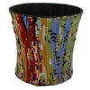 Large Recycled Cloth Wastebasket – Handmade and Eco-Friendly