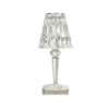 Rose Crystal Table Lamp, USB Charging, Bedside Romantic Night Light,