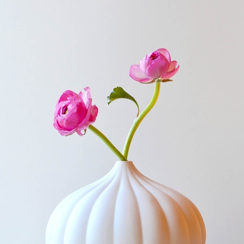 Collection of 3 Textured Porcelain Vases – Decorative and Elegant