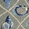 Grey Seaside UV Treated Indoor Outdoor Rug - 5'x7'
