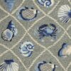 Grey Seaside UV Treated Indoor Outdoor Rug - 5'x7'