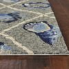 Grey Seaside UV Treated Indoor Outdoor Rug - 5'x7'