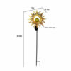 SolarEra Garden Stake Solar Lights Outdoor Sun Decor Crackle Glass