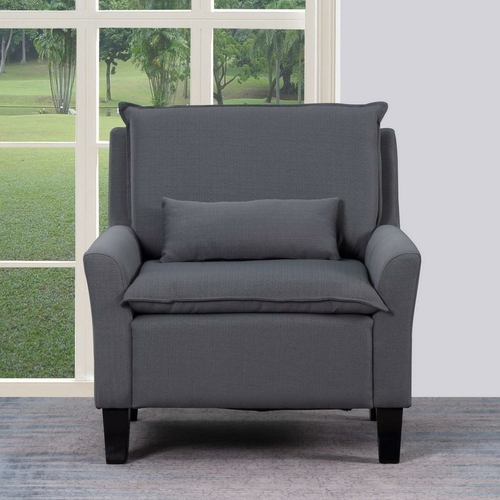 Gray Accent Chair - Timeless & Durable - 32" X 32" X 28