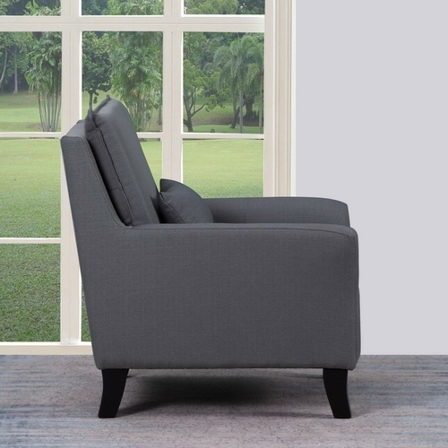Gray Accent Chair - Timeless & Durable - 32" X 32" X 28