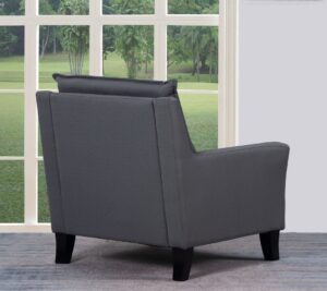 Gray Accent Chair - Timeless & Durable - 32" X 32" X 28