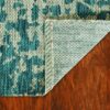 8-inch Teal Machine Woven UV Treated Animal Print Rug