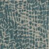 8-inch Teal Machine Woven UV Treated Animal Print Rug