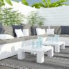 7x9 Taupe Geometric Indoor Outdoor Area Rug