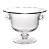 11" Mouth Blown Crystal Trophy Bowl for Centerpiece or Fruit