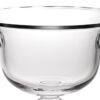 11" Mouth Blown Crystal Trophy Bowl for Centerpiece or Fruit