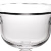 11" Mouth Blown Crystal Trophy Bowl for Centerpiece or Fruit
