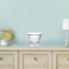 11" Mouth Blown Crystal Trophy Bowl for Centerpiece or Fruit