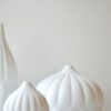 Collection of 3 Textured Porcelain Vases – Decorative and Elegant