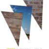 18"H Big Reveal LED Corner Light with Curved Metal Design