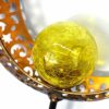 SolarEra Garden Stake Solar Lights Outdoor Sun Decor Crackle Glass