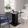 White Square Dining Table 31.5"x31.5"x29.5" - Compact Design