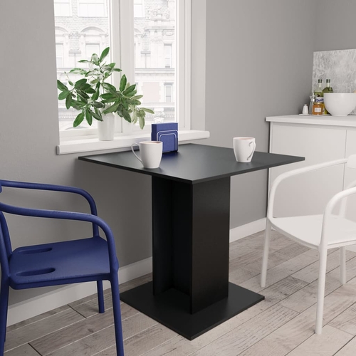 White Square Dining Table 31.5"x31.5"x29.5" - Compact Design