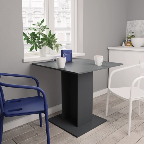 White Square Dining Table 31.5"x31.5"x29.5" - Compact Design