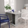 White Square Dining Table 31.5"x31.5"x29.5" - Compact Design