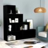 White Book Cabinet Room Divider with Shelves