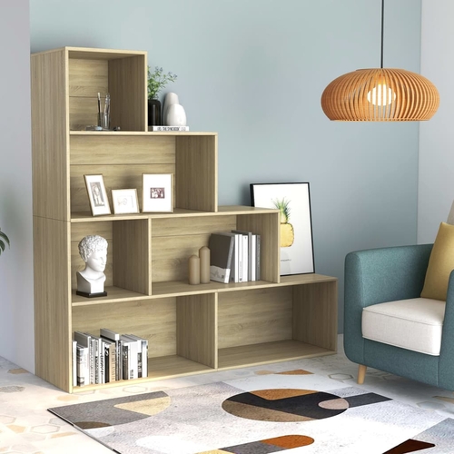 White Book Cabinet Room Divider with Shelves