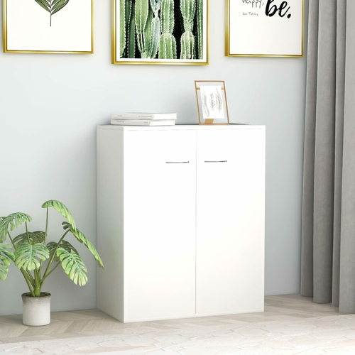 Sideboard White Chipboard 23.6"x11.8"x29.5"