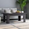 Modern White Coffee Table, Durable Chipboard Design, 39.4"x23.6"x16.5"