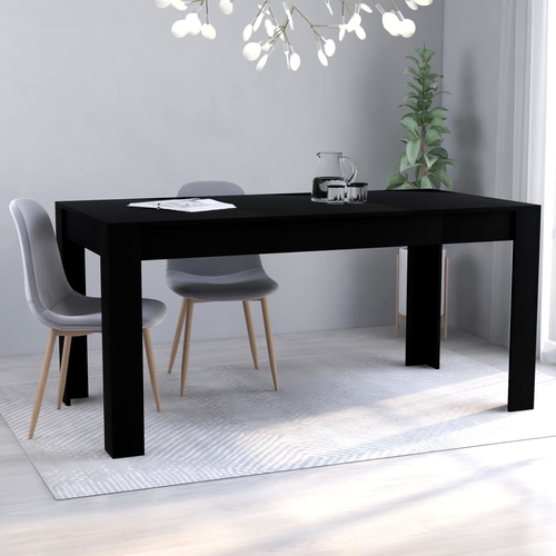 White Dining Table 63"x31.5"x30" - Durable Chipboard Design