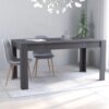White Dining Table 63"x31.5"x30" - Durable Chipboard Design