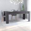 White Dining Table 63"x31.5"x30" - Durable Chipboard Design