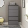 Drawer Sideboard White Chipboard 23.6"x13.7"x47.6"