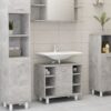 Compact White Bathroom Cabinet with Door and Compartments