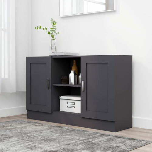 Sideboard White 47.2"x12"x27.6" Chipboard
