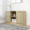 Sideboard White 47.2"x12"x27.6" Chipboard