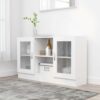 Sideboard White 47.2"x12"x27.6" Chipboard