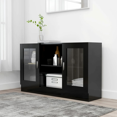 Sideboard White 47.2"x12"x27.6" Chipboard
