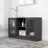 Sideboard White 47.2"x12"x27.6" Chipboard