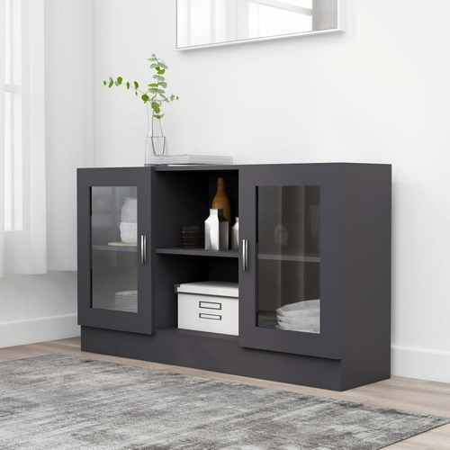 Sideboard White 47.2"x12"x27.6" Chipboard