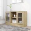 Sideboard White 47.2"x12"x27.6" Chipboard