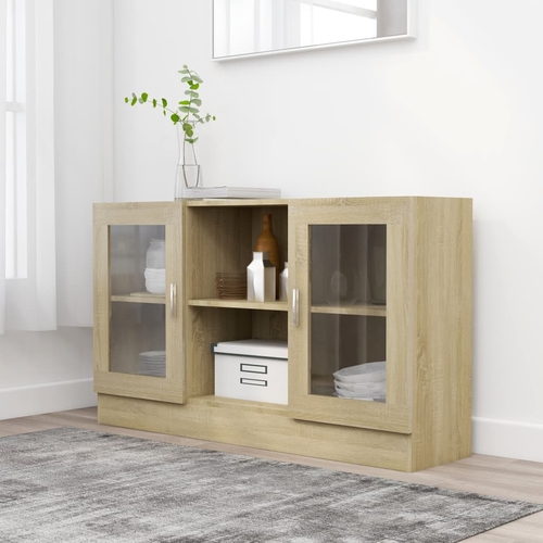 Sideboard White 47.2"x12"x27.6" Chipboard