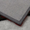 Aria Red & Gray Soft Pile Shaggy Area Rug