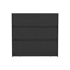 Dresser Maldus, Three drawers, Black Wengue Finish