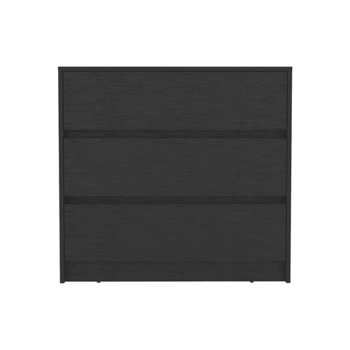 Dresser Maldus, Three drawers, Black Wengue Finish