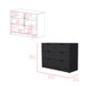 Bennett 2 Piece Bedroom Set, Nightstand + Dresser