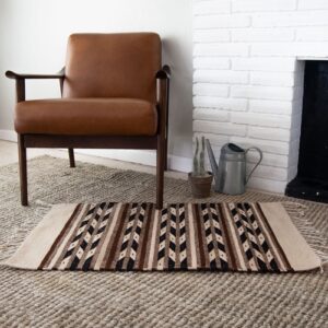 Neza Native American Rug with Arrows Design – Handwoven Wool