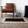 Beleroó Handmade Southwestern Style Rug - Lightning Pattern